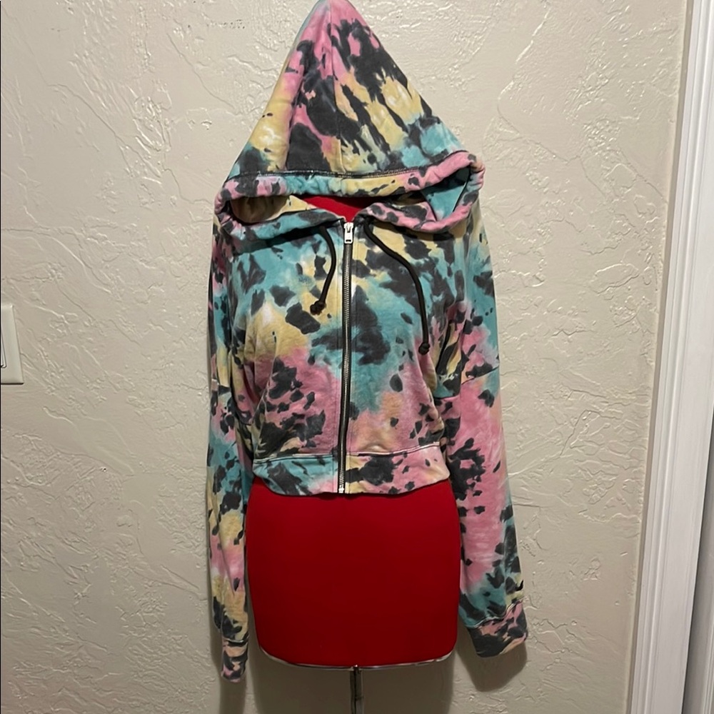 Hollister Pink and Blue Jacket for Everyday Style